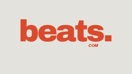 Red and Beige Bold Typography Cosmetic Brand Logo - 1